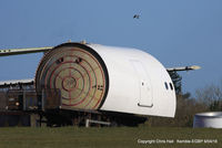 Kemble Airport, Kemble, England United Kingdom (EGBP) - rear fuselage section from a Monarch A321 that was scrapped at Kemble - by Chris Hall