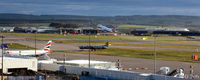 Aberdeen Airport, Aberdeen, Scotland United Kingdom (EGPD) - Aberdeen EGPD main terminal apron - by Clive Pattle