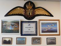 Swansea Airport, Swansea, Wales United Kingdom (EGFH) - 636 VGS was formed at Swansea Airport on 1st October 1964 and was disbanded at the end of March 2016. Items from the Air Cadets gliding unit have been put on display in Cambrian Flying Club thanks to Derek Clyde, the flying club's operations manager.  - by Roger Winser