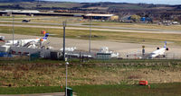 Aberdeen Airport, Aberdeen, Scotland United Kingdom (EGPD) - Main apron at Aberdeen EGPD - by Clive Pattle