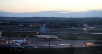 Aberdeen Airport, Aberdeen, Scotland United Kingdom (EGPD) - Dusk view at Aberdeen EGPD - by Clive Pattle