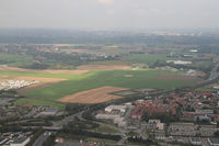Lille Marcq-en-Baroeul Airport - Downwind to rwy 35 with SE-IID, looking eastward. - by Raymond De Clercq