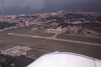 Biarritz-Bayonne Airport, Anglet Airport France (LFBZ) - Downwind to rwy 10 (currently 09) With OO-TVO. July 1976. - by Raymond De Clercq