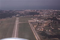 Biarritz-Bayonne Airport, Anglet Airport France (LFBZ) - Looking west ( sea side) . OO-TVO  July 1976. - by Raymond De Clercq