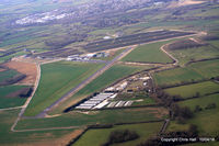 Turweston Aerodrome Airport, Turweston, England United Kingdom (EGBT) - RAF Turweston opened in November 1942 as a bomber training school. It closed in September 1945, but was retained by the Air Ministry and used for vehicle storage, housing the Army's stocks of Bren Gun Carriers. It became Turweston Aerodrome in 1994 - by Chris Hall