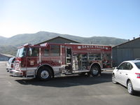 Santa Paula Airport (SZP) - Santa Paula Fire Department vehicle - by Doug Robertson