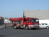 Santa Paula Airport (SZP) - Santa Paula Fire Department vehicle - by Doug Robertson
