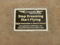Camarillo Airport (CMA) - Camarillo Flight Instruction Tribute Plaque at CMA Aircraft Public View Park - by Doug Robertson