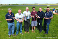 Leicester Airport, Leicester, England United Kingdom (EGBG) - winners in the Royal Aero Club air race at Leicester - by Chris Hall
