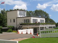Goodwood Airfield - old control tower - now cafe - by magnaman