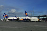 Keflavík International Airport (Flugstöð Leifs Eiríkssonar), Keflavík Iceland (BIKF) - Morning light on Islandian aircrafts... - by Holger Zengler