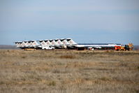 Roswell International Air Center Airport (ROW) - American Airlines DC9-8x line up at Roswell New Mexico - by Pete Hughes