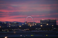 Mc Carran International Airport (LAS) - Las Vegas by night - by Pete Hughes