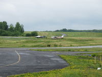 Schenectady County Airport (SCH) - civilian side of the airport, near the museum - by olivier Cortot
