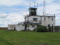 Sleap Airfield Airport, Shrewsbury, England United Kingdom (EGCV) - control tower and clubhouse and café! - by magnaman