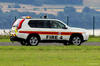 Dundee Airport, Dundee, Scotland United Kingdom (EGPN) - Fire 4 on patrol at Dundee Riverside EGPN - by Clive Pattle