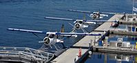 Vancouver Harbour Water Airport (Vancouver Coal Harbour Seaplane Base) - Harbour Air activity at Coal Harbour - by metricbolt