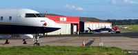 Aberdeen Airport, Aberdeen, Scotland United Kingdom (EGPD) - Aberdeen EGPD East side apron - by Clive Pattle
