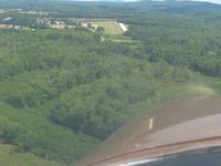 Simsbury Airport (4B9) - Base to final for runway 3 - by Bob Simmermon