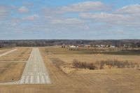 Dupont-lapeer Airport (D95) - Short final to runway 36 at Dupont Lapeer - by tawood