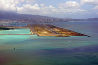 Honolulu International Airport, Honolulu, Hawaii United States (PHNL) - Approaching HNL after a short flight from Kona - by Tomas Milosch