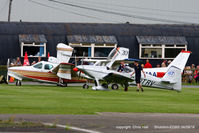 Shobdon Aerodrome Airport, Leominster, England United Kingdom (EGBS) - Royal Aero Club RRRA air race at Shobdon - by Chris Hall