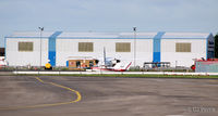 Blackpool International Airport, Blackpool, England United Kingdom (EGNH) - The Blackpool Air Centre Hangar at Blackpool Airport EGNH - by Clive Pattle