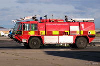 Blackpool International Airport, Blackpool, England United Kingdom (EGNH) - Fire tender at Blackpool EGNH - by Clive Pattle