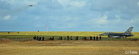 RAF Lossiemouth Airport, Lossiemouth, Scotland United Kingdom (EGQS) - Spotters and photographers line the fence during Exercise Joint Warrior 16-2 at RAF Lossiemouth EGQS - by Clive Pattle