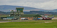 RAF Lossiemouth - Air Traffic Tower at RAF Lossiemouth EGQS during Exercise Joint Warrior 16-2 - by Clive Pattle