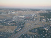 Boise Air Terminal/gowen Fld Airport (BOI) - Photo of BOI looking towards the SW. - by Gerald Howard