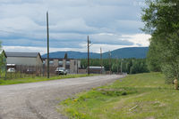 Chetwynd Airport - View west down main service / access road. - by Remi Farvacque
