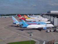 Manchester Airport, Manchester, England United Kingdom (EGCC) - Taken from Car Park roof - by Keith Sowter