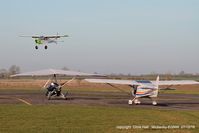 Wickenby Aerodrome Airport, Lincoln, England United Kingdom (EGNW) - at the Wickenby Turkey Curry fly in - by Chris Hall