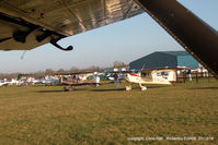 Wickenby Aerodrome Airport, Lincoln, England United Kingdom (EGNW) - at the Wickenby Turkey Curry fly in - by Chris Hall