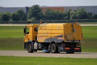 Paris Orly Airport, Orly (near Paris) France (LFPO) - Runway cleaning truck, Paris-Orly airport (LFPO-ORY) - by Yves-Q