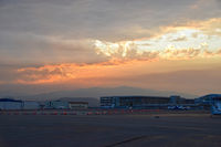 Boise Air Terminal/gowen Fld Airport (BOI) - Early morning on the north GA ramp. - by Gerald Howard