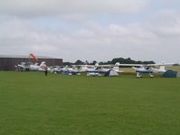 Fowlmere Airport - Line up of visitors - by Keith Sowter
