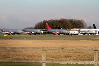Kemble Airport, Kemble, England United Kingdom (EGBP) - 4 ex Jet2 B737's in the scrapping area at Kemble - by Chris Hall
