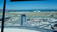 San Francisco International Airport (SFO) - Shot taken from new tower at SFO. 2016. - by Clayton Eddy