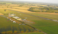 Old Buckenham Airport, Norwich, England United Kingdom (EGSV) - Looking north - taken from a hot air balloon - by Keith Sowter