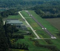 Greene County-lewis A. Jackson Regional Airport (I19) - Updated aerial with new ramp, 25 runup, and removal of taxiway C. - by MacAir