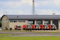 LFOA Airport - Fire trucks center, Avord Air Base 702 (LFOA) - by Yves-Q
