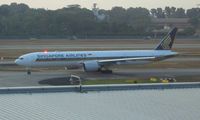 Singapore Changi Airport, Changi Singapore (WSSS) - Singapore Airlines B777 arriving at Changi Airport - by Bob Simmermon