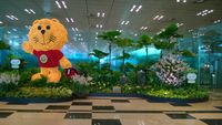 Singapore Changi Airport, Changi Singapore (WSSS) - Inside one of the world's most beautiful airports. - by Bob Simmermon
