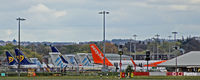 Edinburgh Airport - Tails at EDI - by Clive Pattle