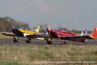 Leicester Airport, Leicester, England United Kingdom (EGBG) - heading for the start line at the Royal Aero Club 3R's air race at Leicester - by Chris Hall