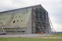 CARDINGTON Airport - One of two airship sheds at former RAF Cardington, built 1916 for the UK’s airship project.  - by Malcolm Clarke