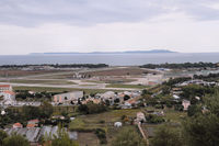 Hyères Le Palyvestre Airport, Hyères France (LFTH) - french navy base in the foreground, civil airport in the background - by olivier Cortot