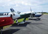 Pembrey Airport - Visiting aircraft at the airport. - by Roger Winser